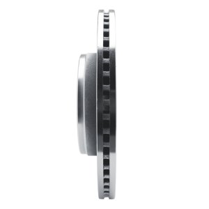 Jeep Grand Wagoneer L Brake Rotor (1) - Front Left - R1 Concepts - Drilled & Slotted - Silver - `21-`25